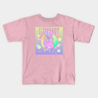 Dope piggy monster is chilling with vans illustration Kids T-Shirt